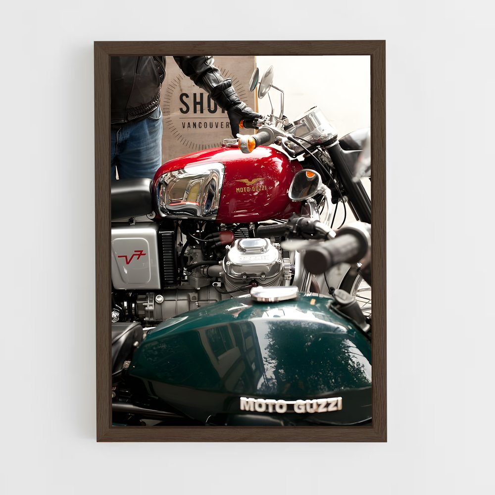 Poster Élégance Moto Guzzi (vue 5)